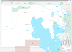 Box Elder County, UT Wall Map Premium Style 2023